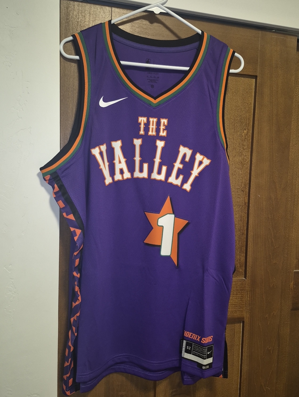 NBA Nike Purple Phoenix Suns Devin Booker 'The Valley' Basketball Jersey
